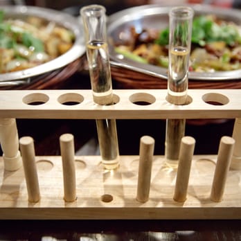 Hi Pot - Apple Vinegar (on the house, served in test tubes) - Szechuan Near Me - Cupertino, California Hi Pot - Apple Vinegar (on the house, served in test tubes) - Szechuan Near Me - Cupertino, California
