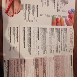 Cosna Spa - Das aktuelle Spa Menü