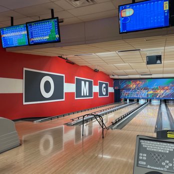 Spins Bowl - Far bowling wall - Arcades Near Me - Pittsburgh, Pennsylvania Spins Bowl - Far bowling wall - Arcades Near Me - Pittsburgh, Pennsylvania