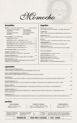Menu photo 2 Momocho Cleveland, OH Menu photo 2 Momocho Cleveland, OH