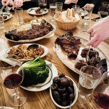 Peter Luger Steak House - Steak for four and all the sides - Steakhouses Near Me - Great Neck, New York Peter Luger Steak House - Steak for four and all the sides - Steakhouses Near Me - Great Neck, New York