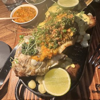 La Mar - Whole Japanese sea bream - Peruvian Near Me - Bellevue, Washington