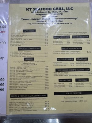 K T Seafood Grill by null