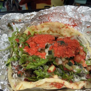 Oh Mmm Gyros - BEEF GYRO WRAP with hot Cheetos - Desserts Near Me - Cypress, Texas Oh Mmm Gyros - BEEF GYRO WRAP with hot Cheetos - Desserts Near Me - Cypress, Texas