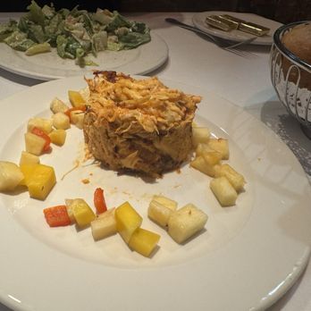 Park Side Restaurant - Crab Cake and Classic Caesar Salad - Italian Near Me - Corona, New York
