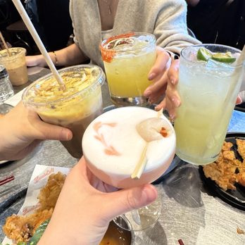 Lunch Lady - Ca phe trung, mango margarita, calamansi soda chang, and lychee passion - Vietnamese Near Me - Vancouver, British Columbia