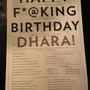 Maple & Ash - Birthday menu - Steakhouses Near Me - Chicago, Illinois Maple & Ash - Birthday menu - Steakhouses Near Me - Chicago, Illinois