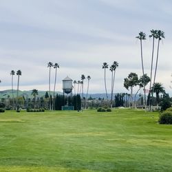 Pleasanton Golf Center - A wide open 9 hole course in the middle of a horse racetrack at the fairgrounds.