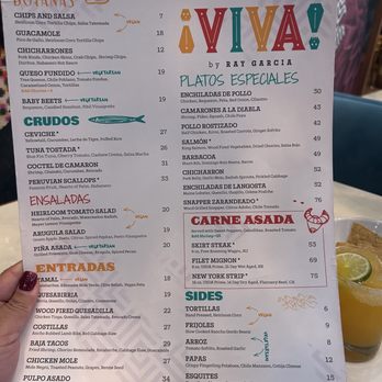 Viva - menu - Mexican Near Me - Las Vegas, Nevada