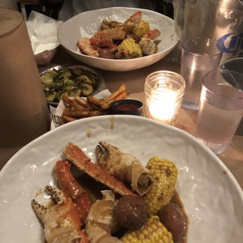 Claw Daddy's - King crab leg, original Cajun, mild on spice with corn and potato. Sides are Brussels sprouts and Cajun fries. - Cajun/Creole Near Me - Brooklyn, New York Claw Daddy's - King crab leg, original Cajun, mild on spice with corn and potato. Sides are Brussels sprouts and Cajun fries. - Cajun/Creole Near Me - Brooklyn, New York