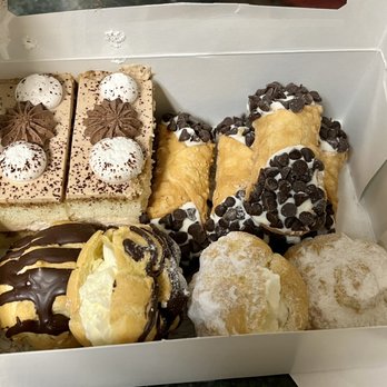 Classic Bakery & Cafe - 4 Cannolis 2 Theramisu 4 cream puffs ($20 for all this) - Bakeries Near Me - Gaithersburg, Maryland Classic Bakery & Cafe - 4 Cannolis 2 Theramisu 4 cream puffs ($20 for all this) - Bakeries Near Me - Gaithersburg, Maryland