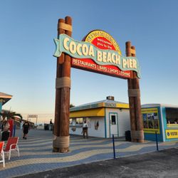 Westgate Cocoa Beach Pier - Historical sign