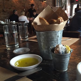 Aurora - Pretty amazing bread/olive oil/coarse salt - Italian Near Me - Brooklyn, New York Aurora - Pretty amazing bread/olive oil/coarse salt - Italian Near Me - Brooklyn, New York