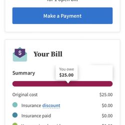 Vanessa Ho, M.D - Cancelled appointment bill.