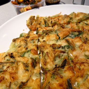 KC's Kitchen - Seafood pancake. (Haemul-pajeon) - Asian Fusion Near Me - Fairbanks, Alaska KC's Kitchen - Seafood pancake. (Haemul-pajeon) - Asian Fusion Near Me - Fairbanks, Alaska