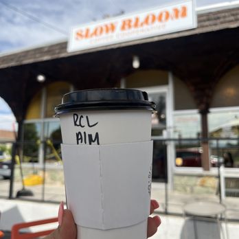 Slow Bloom Coffee - Caramel latte - Coffee & Tea Near Me - Redlands, California Slow Bloom Coffee - Caramel latte - Coffee & Tea Near Me - Redlands, California