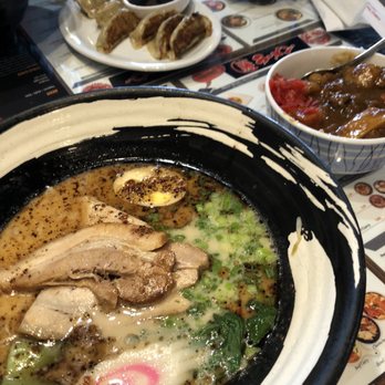 Katsu Ramen - Holy shit it's black garlic tonkotsu ramen. Never new it was possible to upgrade regular tonkotsu! Indeed it is! - Ramen Near Me - Aurora, Colorado Katsu Ramen - Holy shit it's black garlic tonkotsu ramen. Never new it was possible to upgrade regular tonkotsu! Indeed it is! - Ramen Near Me - Aurora, Colorado