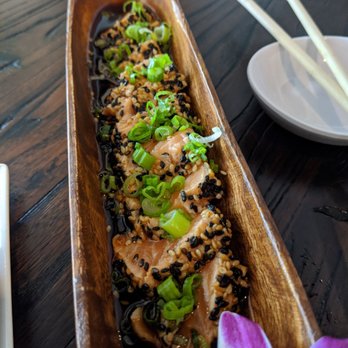 Hand Roll Sushi - Salmon Tataki - Sushi Bars Near Me - Orlando, Florida