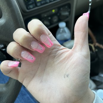 Nails Today - What my nails looked before I went to my regular lady. - Nail Salons Near Me - Las Vegas, Nevada