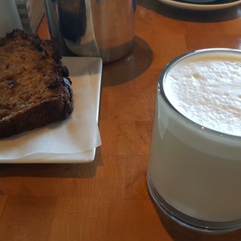 Commonwealth Cafe - Gluten free chocolate chip banana bread and a Chai tea latte - Coffee & Tea Near Me - Birmingham, Michigan Commonwealth Cafe - Gluten free chocolate chip banana bread and a Chai tea latte - Coffee & Tea Near Me - Birmingham, Michigan