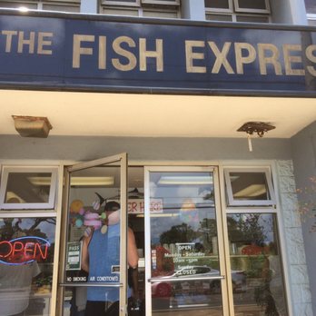 The Fish Express - The signage out front. - Hawaiian Near Me - Lihue, Hawaii