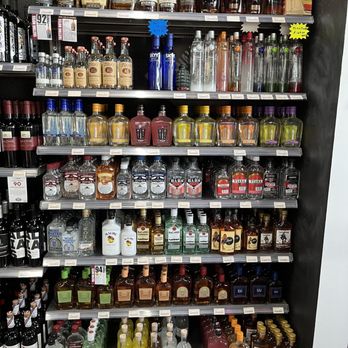 AT Liquor - shelves of liquor in a grocery store - Beer, Wine & Spirits Near Me - Olathe, Kansas
