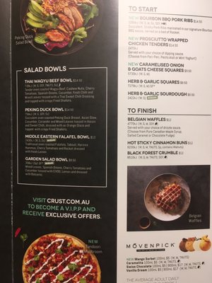 Menu photo 3 Crust Gourmet Pizza Bar Newport, NSW Menu photo 3 Crust Gourmet Pizza Bar Newport, NSW