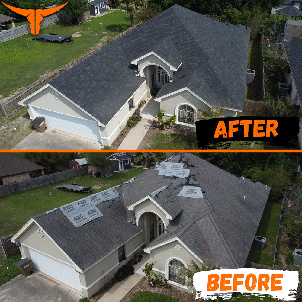 Slide of Longhorn Roofing