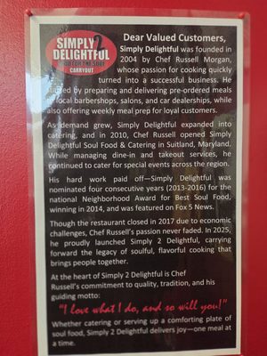 Menu photo 2 Simply 2 Delightful Waldorf, MD Menu photo 2 Simply 2 Delightful Waldorf, MD