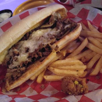Magic Time Machine - Philly cheese steak lacked flavor  but the fries were great! - American Near Me - San Antonio, Texas