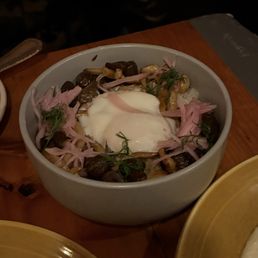 mushroom bibimbap