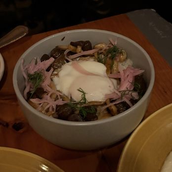 C as in Charlie - mushroom bibimbap - Korean Near Me - New York, New York