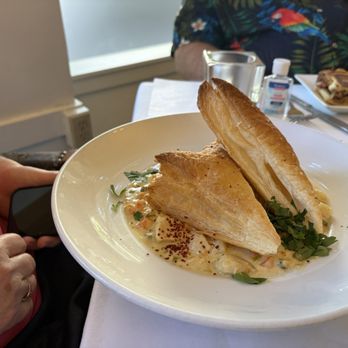 Bistro 501 - Chicken pot pie with fabulous puffed pastry!! - French Near Me - Lafayette, Indiana