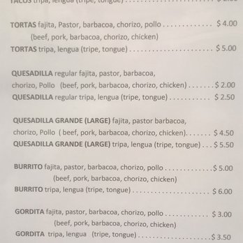 La Taqueria Houston - Menu with prices. Menu con precios. - Food Trucks Near Me - Houston, Texas La Taqueria Houston - Menu with prices. Menu con precios. - Food Trucks Near Me - Houston, Texas