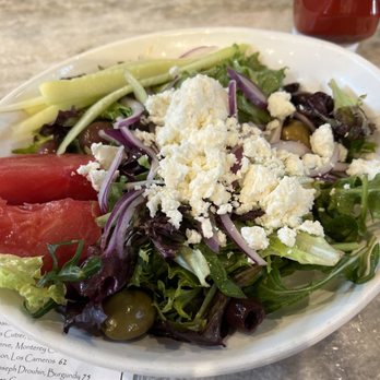 St Augustine Fish Camp - Greek salad - Seafood Near Me - St Augustine, Florida