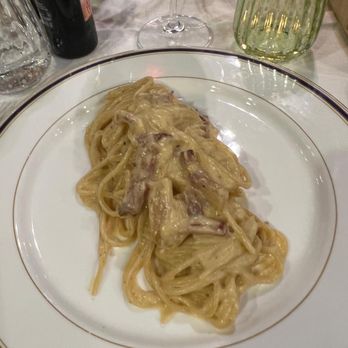 Ristorante Fuoro - Spaghetti alla carbonata. - Italian Near Me - Sorrento, NA