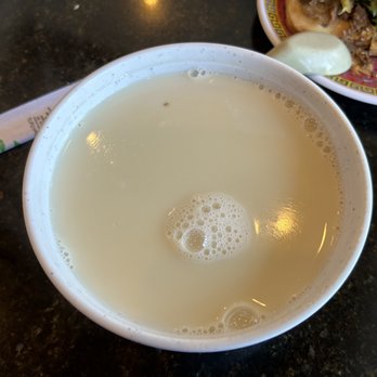 Four Sea Restaurant - Sweet Soy Milk (Hot) ~ $3.35 - Chinese Near Me - Hacienda Heights, California