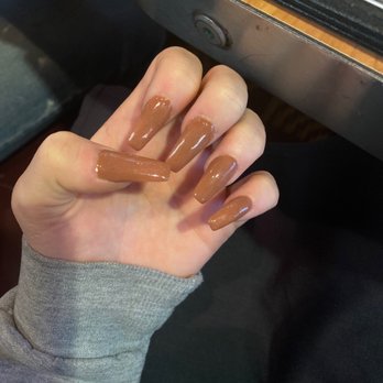 Palatial Nail Lounge - Full powder acrylic set - Nail Salons Near Me - Beverly Hills, California