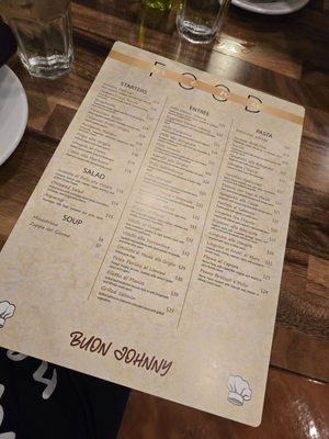 Menu photo 2 Buon Johnny Itasca, IL