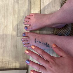Fingers and Toes, Faces and Places - Wonderful staff helped with choosing these colors for my Mani-Pedi! Staff is friendly and they're work is perfect!