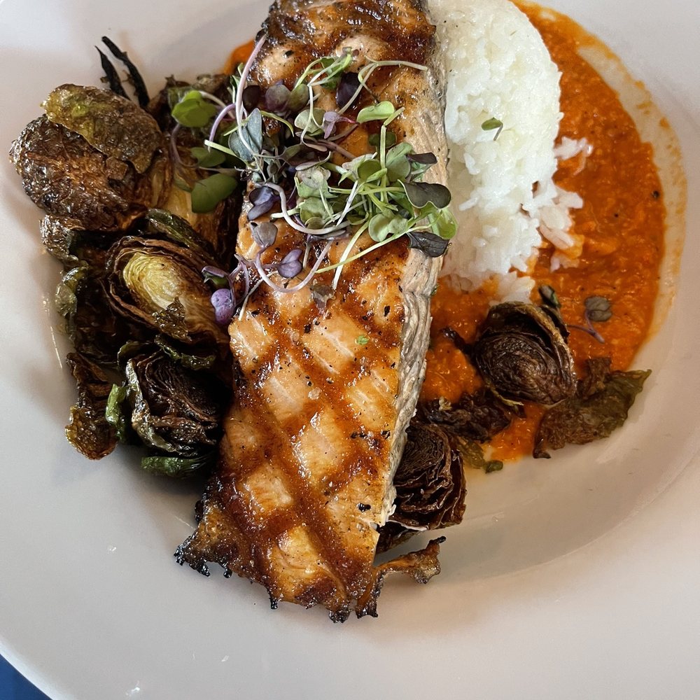 Cowfish - Salmon special - New American Near Me - Hampton Bays, New York Cowfish - Salmon special - New American Near Me - Hampton Bays, New York