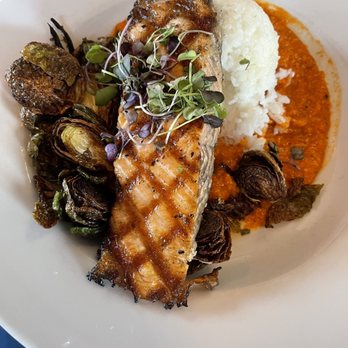 Cowfish - Salmon special - New American Near Me - Hampton Bays, New York