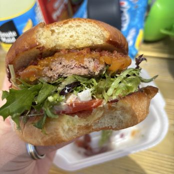 Some Beaches Food - The Rock Cheeseburger - Burgers Near Me - Laketown, Utah Some Beaches Food - The Rock Cheeseburger - Burgers Near Me - Laketown, Utah