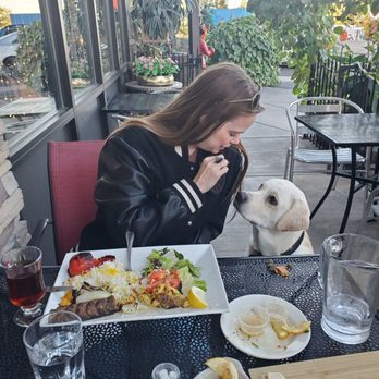 Sumac Cafe - So happy they all dogs on their patio - Persian/Iranian Near Me - Cottonwood Heights, Utah Sumac Cafe - So happy they all dogs on their patio - Persian/Iranian Near Me - Cottonwood Heights, Utah