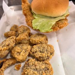 Frank Roberts VFW Post 9627 - Great portobello mushrooms, with a fanatic Breaded Tenderloin