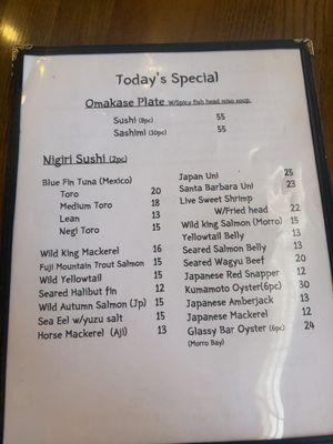 Menu photo 1 Goshi Japanese Restaurant Paso Robles, CA