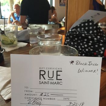 Rue Saint Marc - Thank you Rue! (Lucky at cards...) - French Near Me - Jacksonville, Florida Rue Saint Marc - Thank you Rue! (Lucky at cards...) - French Near Me - Jacksonville, Florida
