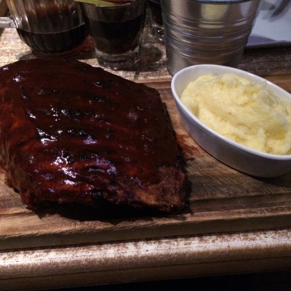 Waterfront Grill - Pork Ribs with mash - Breakfast & Brunch Near Me - Darling Harbour, NSW