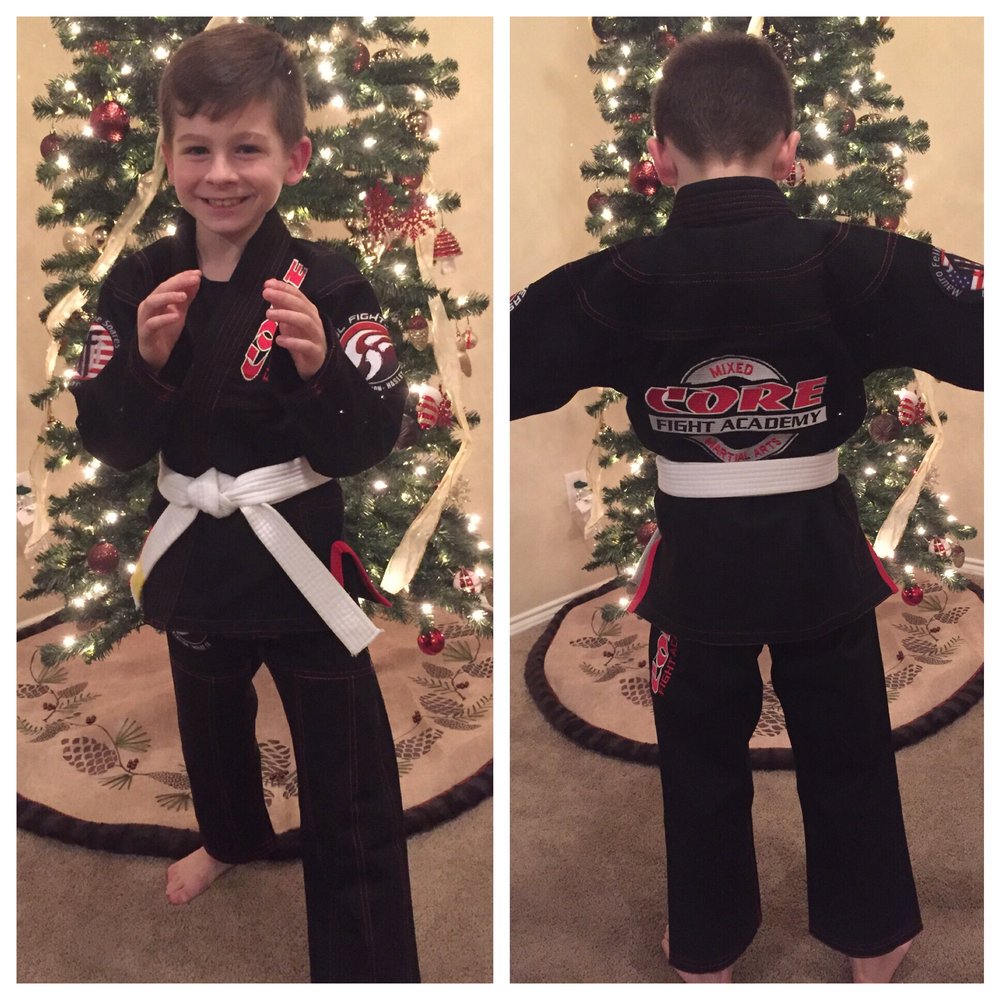 Core Fight Academy - New team Gi's! They look awesome! Nice little confidence booster! - Martial Arts Near Me - Haslet, Texas Core Fight Academy - New team Gi's! They look awesome! Nice little confidence booster! - Martial Arts Near Me - Haslet, Texas