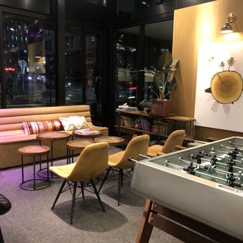 Moxy Seattle Downtown - Lobby area - Hotels Near Me - Seattle, Washington